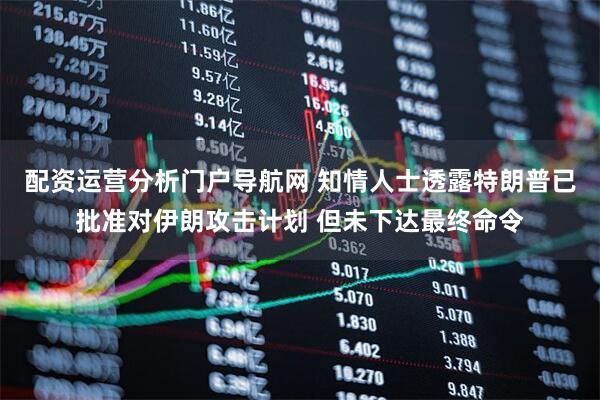 配资运营分析门户导航网 知情人士透露特朗普已批准对伊朗攻击计划 但未下达最终命令